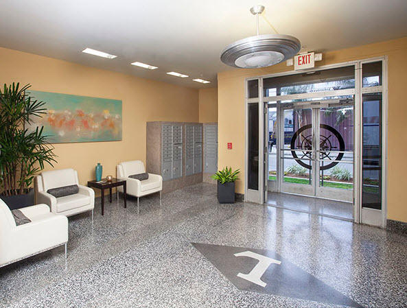 lobby of centennial place