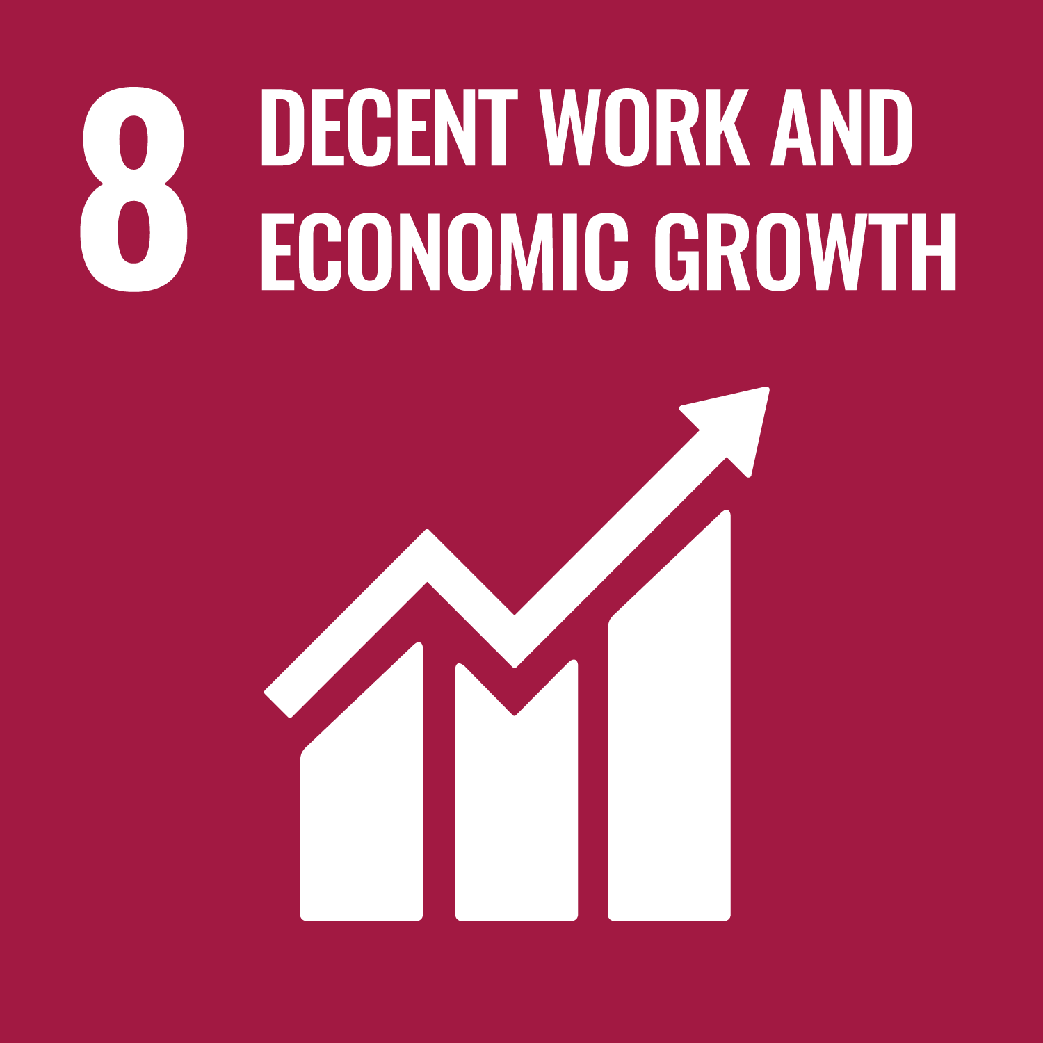 decent work and economic growth icon